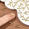 SHEGRACE Brass Ice Pick Pinch Bails XGRQ1R905-350G-5