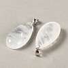 Natural Quartz Crystal Pendants GG-CBACB71-02P-16-2