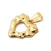 304 Stainless Steel Pendants STAS-C163-04D-G-2