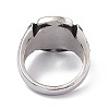 Gothic Knot 304 Stainless Steel Finger Ring RJEW-F137-05AS-3