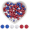 Independence Day Acrylic/ABS Plastic Imitation Pearl OACR-SP0001-66A-01-1