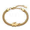 304 Stainless Steel Link 2-Strand Bracelets WGCD4B2-02-1