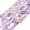 Natural Ametrine Beads Strands G-C273-A01-02-2