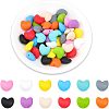 48Pcs 12 Colors Food Grade Eco-Friendly Silicone Beads SIL-CA0001-43-1