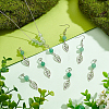 Unicraftale 4Sets Leaf Tibetan Style Alloy Pendants FIND-UN0002-74-2