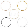 5Pcs 5 Colors Iron Rings FIND-TA0011-10-1
