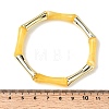 Plating Resin Beads Stretch Bracelets for Women BJEW-P374-02G-4