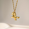 304 Stainless Steel 2026 Horse Pendant Necklaces for Women WG80543-04-1