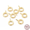 925 Sterling Silver Screw Eye Peg Bails STER-D035-42G-4