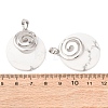 Natural Howlite Pendants KK-F751-D05-3