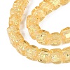 Handmade Foil Glass Beads Strands FOIL-Q002-04H-3
