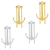 4Pcs 2 Colors Alloy Anchor Bookmark Findings FIND-HY0002-38-1