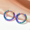 202 Stainless Steel Huggie Hoop Earrings EJEW-F111A-16mm-RC-2