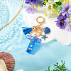 Star Resin & Shell Keychains KEYC-TAC00087-01T-4