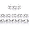 304 Stainless Steel Dapped Cable Chains CHS-N001-04P-4