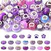 40Pcs 20 Styles DIY Rondelle European Beads Findings Kit DIY-FS0009-85-1