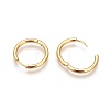 Ion Plating(IP) 304 Stainless Steel Hoop Earrings EJEW-P177-G-07A-1