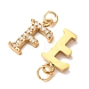 304 Stainless Steel with Crystal Rhinestone Charms RB-CBA5270-11G-F-2