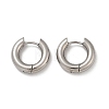 202 Stainless Steel Polishing Hoop Earrings EJEW-M106-02P-01-4