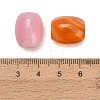 Two-tone Opaque Acrylic Imitation Gemstone European Beads AC-CBA6BCC-15-3