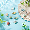 10Pcs 10 Colors Handmade Porcelain Beads PORC-BG0001-04-5