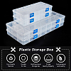 Plastic Bead Containers Rectangle CON-BC0006-81-4