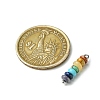 7 Chakra Gemstone Beaded Pendants PALLOY-JF02527-01-3