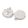 Non-Tarnish 304 Stainless Steel Pendants STAS-A099-06P-2