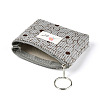 Flower Pattern Corduroy Wallets AJEW-N003-24-4