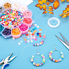 DIY Heishi Bead Stretch Bracelets Making Kits DIY-PH0004-19B-4