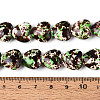 Spray Painted Synthetic Turquoise Beads Strands G-N352-28A-06-4