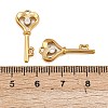 304 Stainless Steel Micro Pave Cubic Zirconia Pendants STAS-A132-02G-3