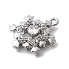 Christmas Brass Micro Pave Cubic Zirconia Pendants KK-L258-04P-E01-2