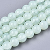 Imitation Jade Glass Beads GLAA-S192-001E-5