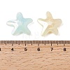 UV Plating Opaque Acrylic Beads OACR-G058-19C-3