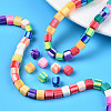 Handmade Polymer Clay Beads Strands CLAY-N008-060-05-8