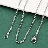 Non-Tarnish 304 Stainless Steel Necklace MAK-K004-09P-3