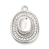 Brass Micro Pave Cubic Zirconia Pendants KK-L229-030P-1