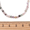 Natural Mixed Gemstone Faceted Round Beaded Necklaces for Women NJEW-JN06284-5