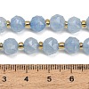 Dyed Imitation Jade Glass Beads Strands GL-Z001-02B-5