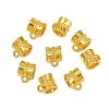 Tibetan Style Alloy Tube Bails TIBE-30047-G-NR-2