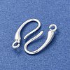 Brass Earring Hooks LS-KK-G604-06S-2
