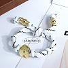 Letter A Cotton Cord Braided Knot Bracelets FS-WG79C27-01-1