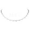 304 Stainless Steel Star Link Chain Necklaces for Women NJEW-JN05652-3