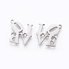 Non-Tarnish 201 Stainless Steel Charms STAS-F231-049P-2