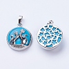 Synthetic Turquoise Pendants G-K234-A02-2