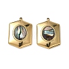 Natural Paua Shell Pendants STAS-G397-19G-02-1
