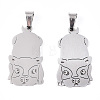 304 Stainless Steel Pendants STAS-N103-04P-1