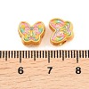 Alloy Enamel Beads ENAM-D318-01G-03-3