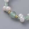 Braided Beads Bracelets BJEW-JB05056-01-3